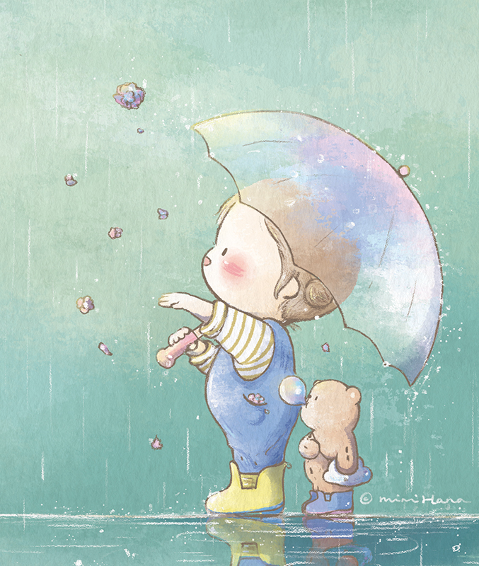 a rainy day in april